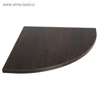 Полка угловая 350х350х16 мм Венге