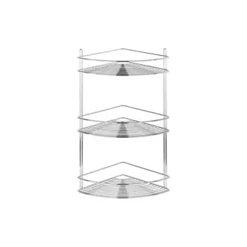 Полка угловая ЧМЗ, 22.2х22.2х47.4 см, цвет хром
