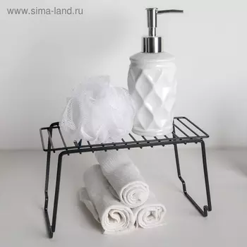 Полка универсальная Доляна, 2414,314 см, чёрная