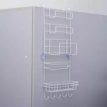 Полка для кухни подвесная Доляна, белая