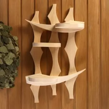 Полка "Водопад", 30*65*13 см, липа