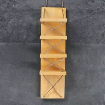 Полка винная "Бриссен", светлая, 18,5×11×70 см