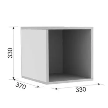 Полка-вкладыш 49, 330 370 330 мм, цвет изумруд