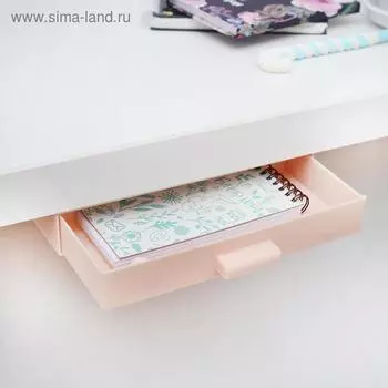 Полка выдвижная на липучках «Смайл», 21×11,5×3 см, цвет МИКС