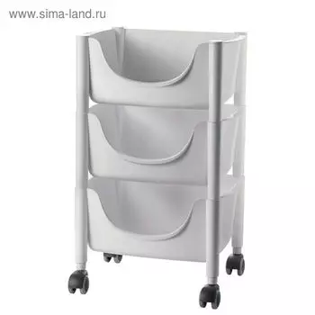 Полки для хранения овощей My Kitchen серые