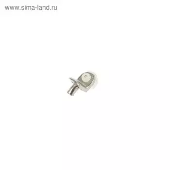 Полкодержатель, d= 5 мм, с амортизатором
