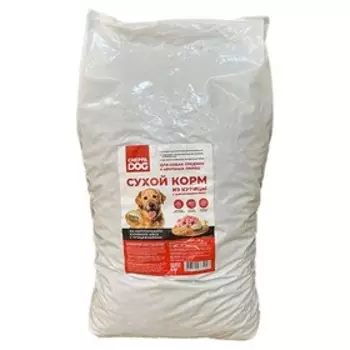 Полнорационный сухой корм CHEPFADOG для собак средних и крупных пород, с курицей, 8 кг