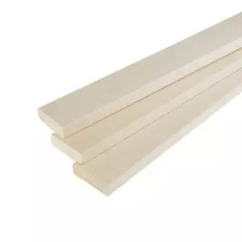 Полок прямой для бани «Добропаровъ», липа, сорт АВ, 25009026 мм