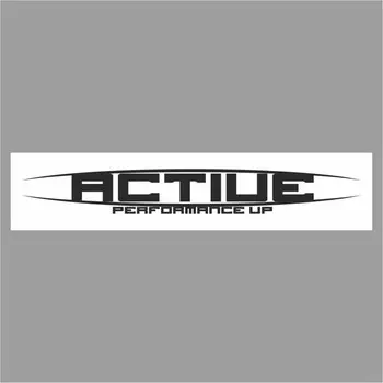 Полоса на лобовое стекло "ACTIUE", белая, 1220 х 270 мм