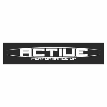Полоса на лобовое стекло "ACTIUE", черная, 1220 х 270 мм