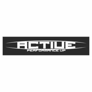 Полоса на лобовое стекло "ACTIUE", черная, 1600 х 170 мм