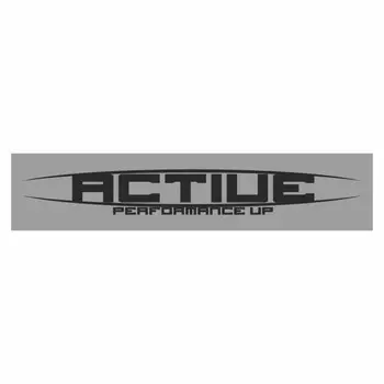 Полоса на лобовое стекло "ACTIVE", серебро, 1300 х 170 мм