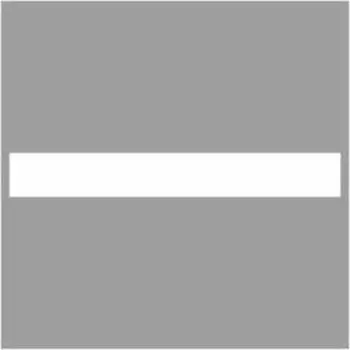 Полоса на лобовое стекло без надписи, белая, 130 х 17 см