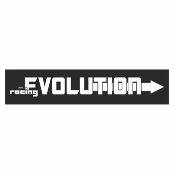 Полоса на лобовое стекло "EVOLUTION", черная, 1600 х 170 мм