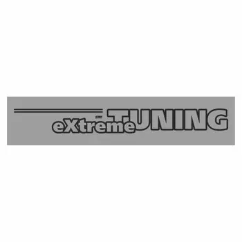 Полоса на лобовое стекло "Extreme TUNING", серебро, 1220 х 270 мм