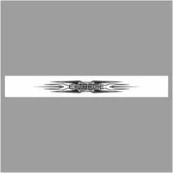 Полоса на лобовое стекло "Extreme XXX", белая, 130 х 17 см