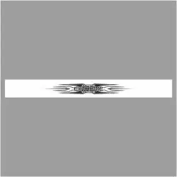 Полоса на лобовое стекло "Extreme XXX", белая, 160 х 17 см