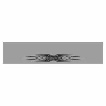 Полоса на лобовое стекло "Extreme XXX", серебро, 126 х 27 см