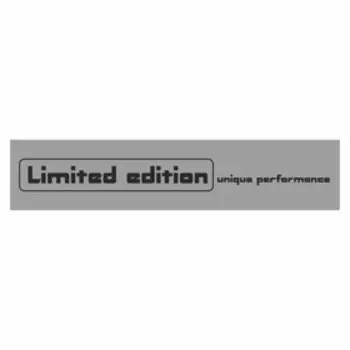 Полоса на лобовое стекло "Limited edition", серебро, 1600 х 170 мм