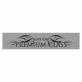 Полоса на лобовое стекло "PREMIUM CLASS", серебро, 1200 х 270 мм