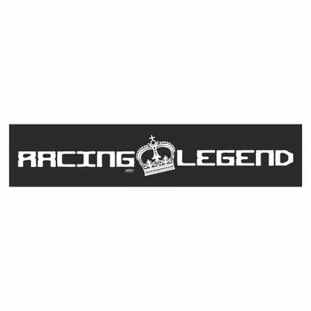 Полоса на лобовое стекло "RACING LEGEND", черная, 1300 х 170 мм