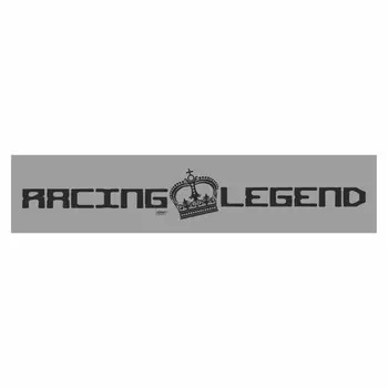 Полоса на лобовое стекло "RACING LEGEND", серебро, 1220 х 270 мм