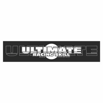 Полоса на лобовое стекло "ULTIMATE", черная, 1220 х 270 мм