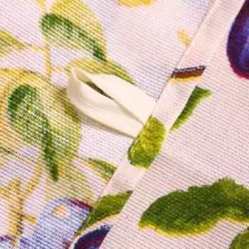 Полотенце 30х50 см, Слива, рогожка, 170 гр/м2, хлопок 100%