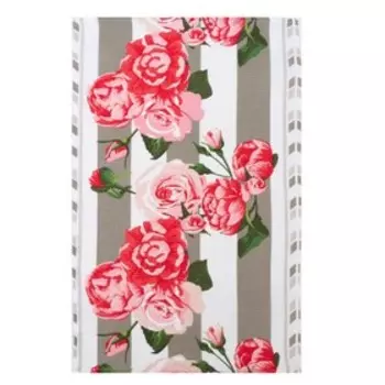 Полотенце 35х60 см, Полоса, лен, вафля, 160 гр/м2, хлопок 100%