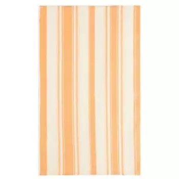 Полотенце 35х60 см (фас 10шт) Полоса, персиковый, вафля, 120 гр/м, хл100%