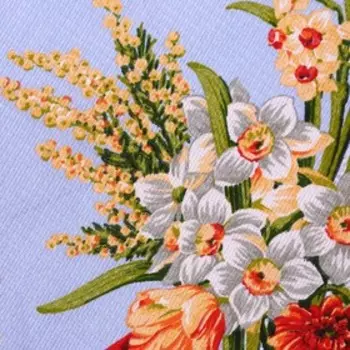 Полотенце 45х60 см, Цветы для любимых (рис.3), вафля, 170 гр/м2, хлопок 100%