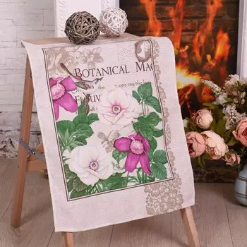 Полотенце 45х60 см, Флер (рис.1), вафля, 170 гр/м2, хлопок 100%