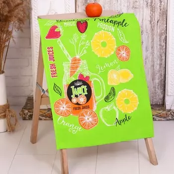 Полотенце 45х60 см, Фреш (рис.1), вафля, 160 гр/м2, хлопок 100%