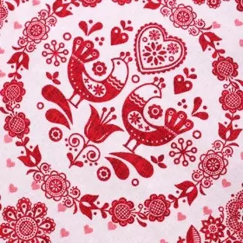 Полотенце 45х60 см, Вятка (рис.1), рогожка, 170 гр/м2, хлопок 100%