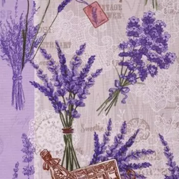 Полотенце 50х60 см, Лето в провансе, вафля, 170 гр/м2, хлопок 100%