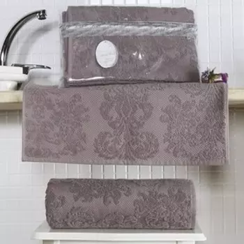 Полотенце Almeda, размер 70 × 140 см, фиолетовый