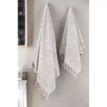 Полотенце Arya Home Barry, 300 гр, размер 70х140 см, цвет светло-серый