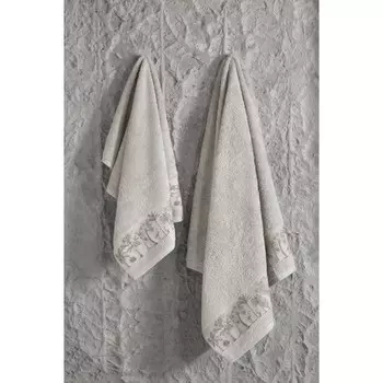 Полотенце Arya Home Palm, 550 гр, размер 50x90 см, цвет бежевый