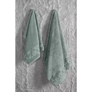 Полотенце Arya Home Palm, 550 гр, размер 50x90 см, цвет тёмно-серый