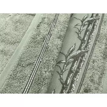 Полотенце бамбуковое Palmyra, размер 50x90 см, цвет зелёный