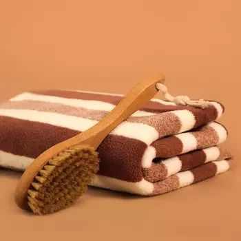 Полотенце банное «Этель. Геометрия», 70140 см, капучино