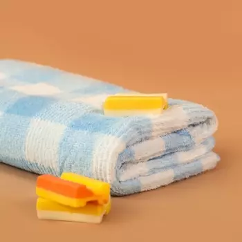 Полотенце банное «Этель. Клетка», 70140 см, синее