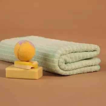 Полотенце банное «Этель. Линии», 70140 см, мятное