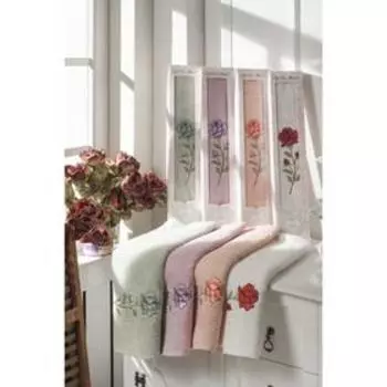 Полотенце BERDE, размер 50х90 см, цвет кремовый