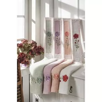 Полотенце BERDE, размер 50х90 см, цвет кремовый