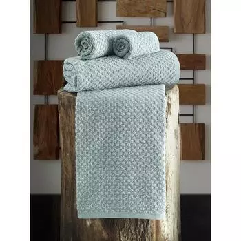 Полотенце махровое Dama, размер 90x180 см, цвет зелёный