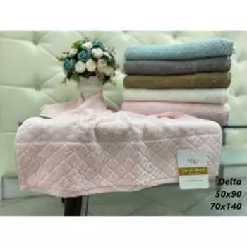 Полотенце DELTA, размер 50х90 см, цвет серый