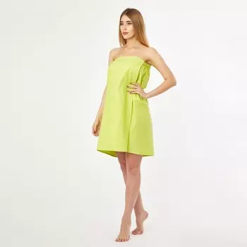 Полотенце для бани Экономь и Я «Парео» 80х144 см, салатовый 100% хл, 200 гр/м2