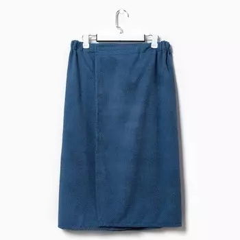 Полотенце - килт для бани «Этель», 75150 см, синее