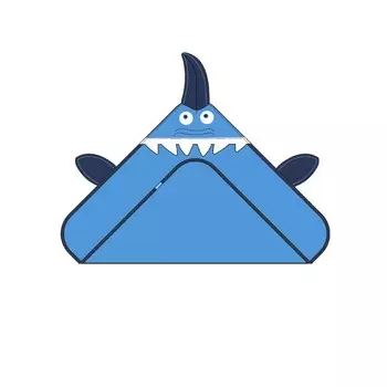 Полотенце для мальчиков, размер 75х75 см